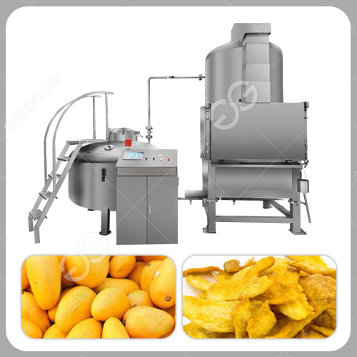 Low Temperature Mango Crispy Chips Vacuum Frying Machine